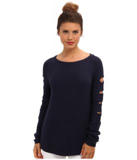 Mavi Jeans Detailed Sweater Womens Sweater (Navy)