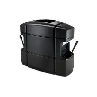 Commercial Zone 35 Gallon Double Sided Island Convenience Center in Black 758