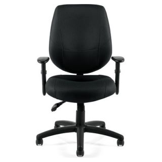 Offices To Go Adjustable Ergonomic Chair OTG11631B/G Fabric Black