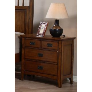 Sunset Trading Tremont 4 Drawer Nightstand SS TR750 NS
