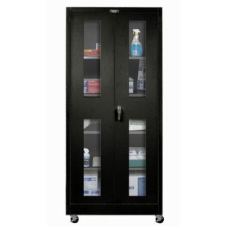 Hallowell 800 Series 36 Mobile Storage Cabinet 815S24SVMA Color Midnight Ebony