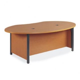 Virco Plateau 84 W Executive Ellipse Desk PTD4484E Leg Color Char Black, To