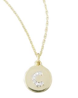 Diamond Initial Necklace, C   KC Designs