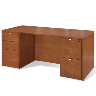 OSP Furniture Kenwood 72 W Double Pedestal Executive Desk KENTYP2