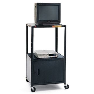 Bretford UL Listed Adjustable Cabinet Cart TVCA3654 P4 Electric Capability T