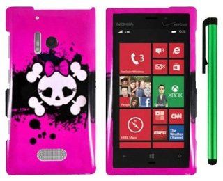 Nokia Lumia 928 (Verizon) Microsoft Windows Phone 8 combination   Premium Pretty Design Protector Hard Cover Case / 1 of New Assorted Color Metal Stylus Touch Screen Pen (Fantasy Colorful Owl)  Pencil Holders  Electronics