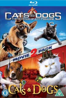 Cats and Dogs   Double Pack (Cats and Dogs / Cats and Dogs The Revenge of Kitty Galore) Triple Play (Includes Blu Ray, DVD and Digital Copies)      Blu ray