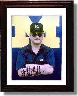 Bo Schembechler Michigan Wolverines Framed Autograph Print  