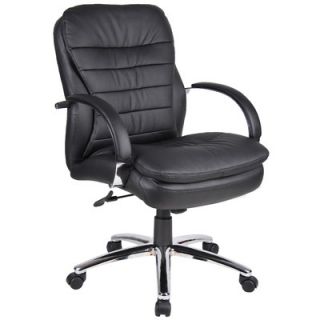 Boss Office Products Deluxe Mid Back Managerial Chair B9226/7 Tilt Spring Tilt
