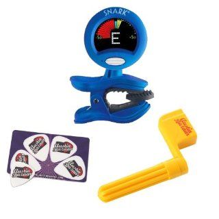 Snark SN 1 Guitar Tuner Pack with String Winder and Picks Musical Instruments