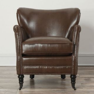 TOV Mercer Leather Club Chair TOV A40L3 / TOV A40L1 Color Chocolate