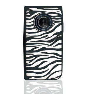 CellAllure Silicone Protector for Samsung T929   Zebra Black/White Cell Phones & Accessories