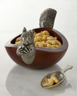 Squirrel Nut Bowl with Scoop   Vagabond House