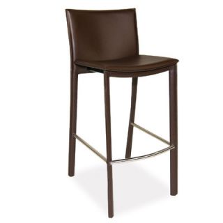 Moes Home Collection Panca Bar Stool  EH 1004 Finish Brown