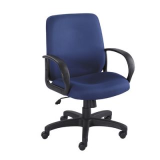 Safco Products Poise Executive Mid Back Seat 6301 Fabric Blue
