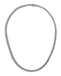 Extra Small Woven Chain Necklace, 16L   John Hardy
