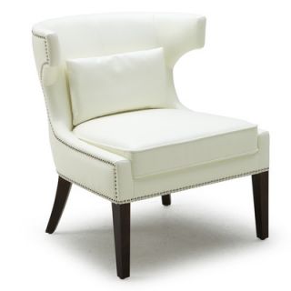 Sunpan Modern Napolitana Slipper Chair 3082 Color Ivory