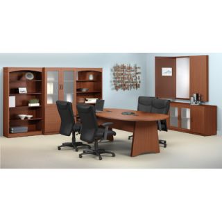 Mayline Brighton Standard Desk Office Suite BT31LCR / BT31LDC Finish Cherry