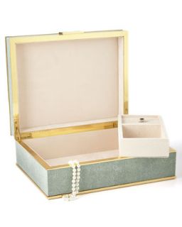 Shagreen Jewelry Box   AERIN