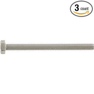 (3pcs) Metric DIN 933 M20X60 Hex Head Cap Screw with Full Thread Stainless Steel A4 Ships Free in USA Cap Screws And Hex Bolts