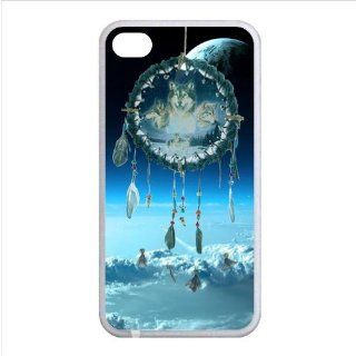 Wolf Dream Catcher Apple iphone 4/4s TPU Cases Covers Cell Phones & Accessories