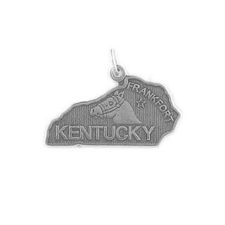 Sterling Silver Kentucky Charm Bead Charms Jewelry