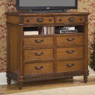 kathy ireland Home by Vaughan Southern Heritage 8 Drawer Media Dresser G427 1