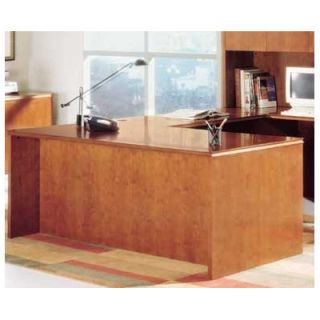 High Point Furniture Forte 66 W Executive Desk Shell CV_650 Finish Honey Ch