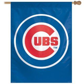 Chicago Cubs Vertical Flag 27x37 Banner  Sports Fan Outdoor Flags  Sports & Outdoors