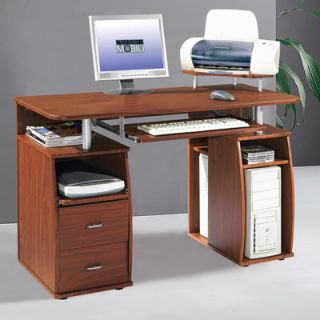 Techni Mobili Computer Desk RTA 8211 Color Mahogany