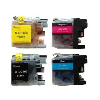Replacement Brother Lc103 Lc 103 Compatible Ink Cartridge Set (pack Of 4)