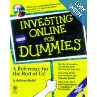 Investing Online for Dummies Kathleen Sindell 9780764503368 Books