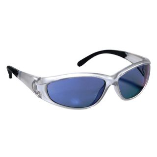 3M Silver Frame with Blue Lens Plastic Safety Glasses