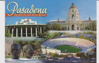 T 937 PASADENA   HOME OF THE ROSE BOWL POSTCARD .  from Hibiscus Express 