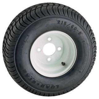 4-Hole High Speed Standard Rim Design Trailer Tire Assembly — 215/60-8  8in. High Speed Trailer Tires   Wheels