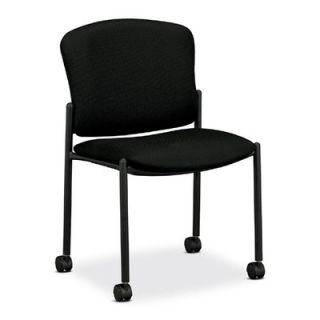 HON Mobile Stacking Guest Chair 4077NT Seat Finish Black