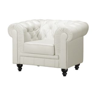 dCOR design Aristocrat Leather Chair 900102 Color White