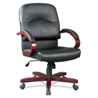 OfficeSource Mid Back Executive Chair 565CH/565MH Frame Color Mahogany
