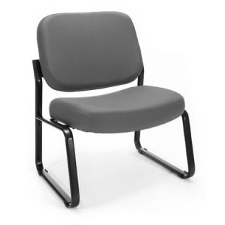 OFM Big and Tall Armless Chair 409 80 Seat / Back Color Gray