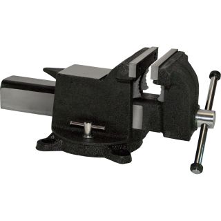 Yost All-Steel Utility Bench Vise — Swivel Base, 4in. Jaw Capacity, Model# 904-AS  Bench Vises