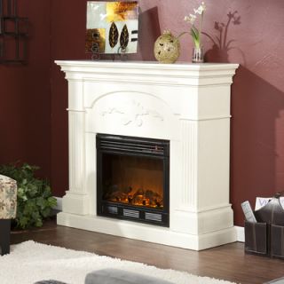 Wildon Home ® Lincoln Harvest Electric Fireplace CSN729E Finish Ivory