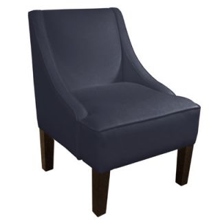 Skyline Furniture Chambers Swoop Armchair 72 1CHMCHL / 72 1CHMNV Color Navy