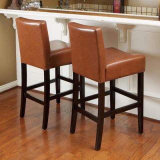 Home Loft Concept Develin Leather Counterstools (Set of 2) NFN1557 Seat Finis