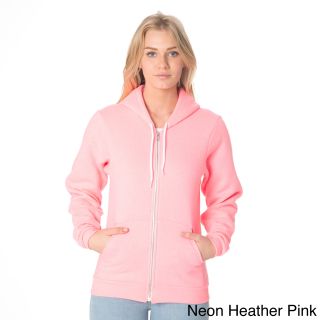 American Apparel American Apparel Unisex Flex Fleece Zip Hoodie Pink Size XXS (0  1)