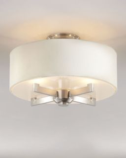 Silver Satin Ceiling Fixture