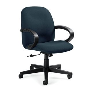 Global Total Office Enterprise Low Back Pneumatic Office Chair with Fixed Hei
