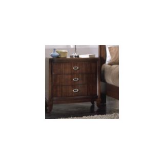 Leda Astoria 3 Drawer Nightstand 42230 AU / 42230 RM Finish Retro Mahogany