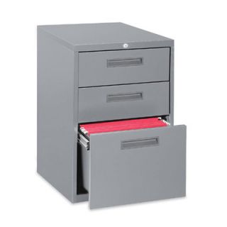 Lorell 3 Drawer Box/Box/File Mobile Pedestal Files LLR67743 Finish Light Gray