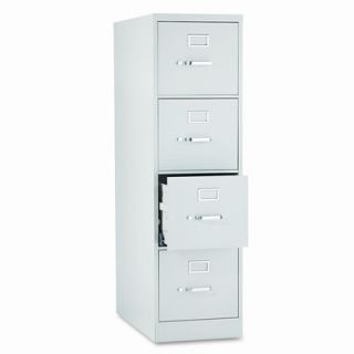 HON H320 Series 4 Drawer File Cabinet HONH324L FInish Light Gray