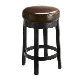 Sunpan Modern Cedric 26 Swivel Bar Stool with Cushion 4492 Seat Color Brown